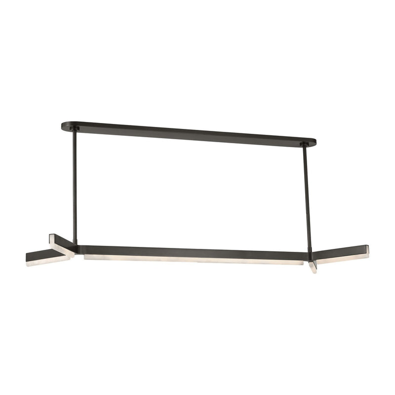 Linea 55 Linear Pendant in Bronze