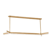 Linea 55 Linear Pendant in Hand Rubbed Antique Brass