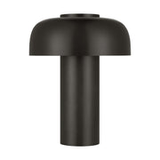 Louver 9 Rechargeable Table Lamp in Bronze