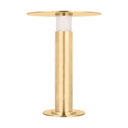 Miguel 10 Rechargeable Table Lamp in Hand Rubbed Antique Brass
