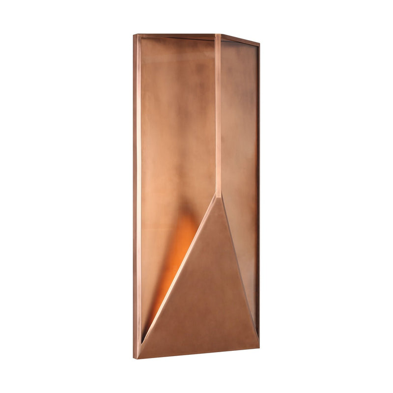Punto 30 Outdoor Wall Sconce in Natural Copper