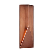 Punto 38 Outdoor Wall Sconce in Natural Copper
