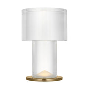 Beryl 13 Cylinder Table Lamp in Hand-Rubbed Antique Brass