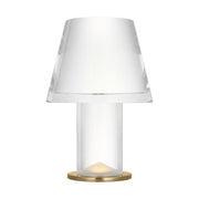 Beryl 17 Tapered Table Lamp in Hand-Rubbed Antique Brass