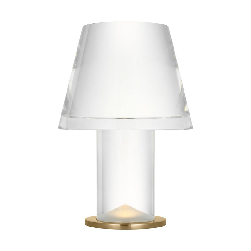 Beryl 17 Tapered Table Lamp in Hand-Rubbed Antique Brass