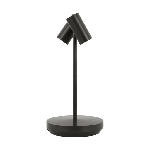 Doppia Short 2-Light Rechargeable Table Lamp in Bronze