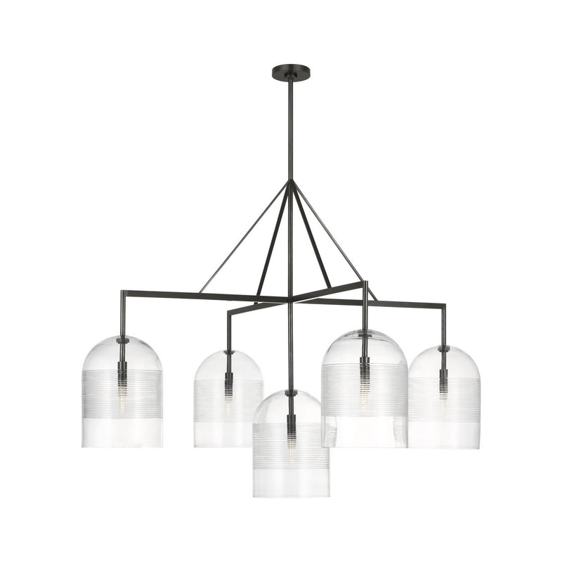 Leano 52 Chandelier in Bronze
