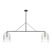 Leano 61 Linear Pendant in Bronze