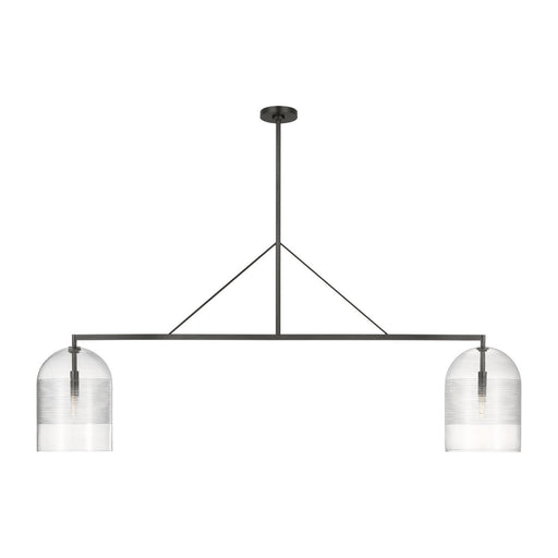 Leano 61 Linear Pendant in Bronze