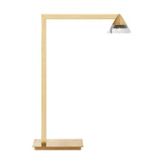 Midrand Crystal 19 Table Lamp in Hand-Rubbed Antique Brass