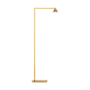Midrand Crystal 42 Floor Lamp in Hand-Rubbed Antique Brass
