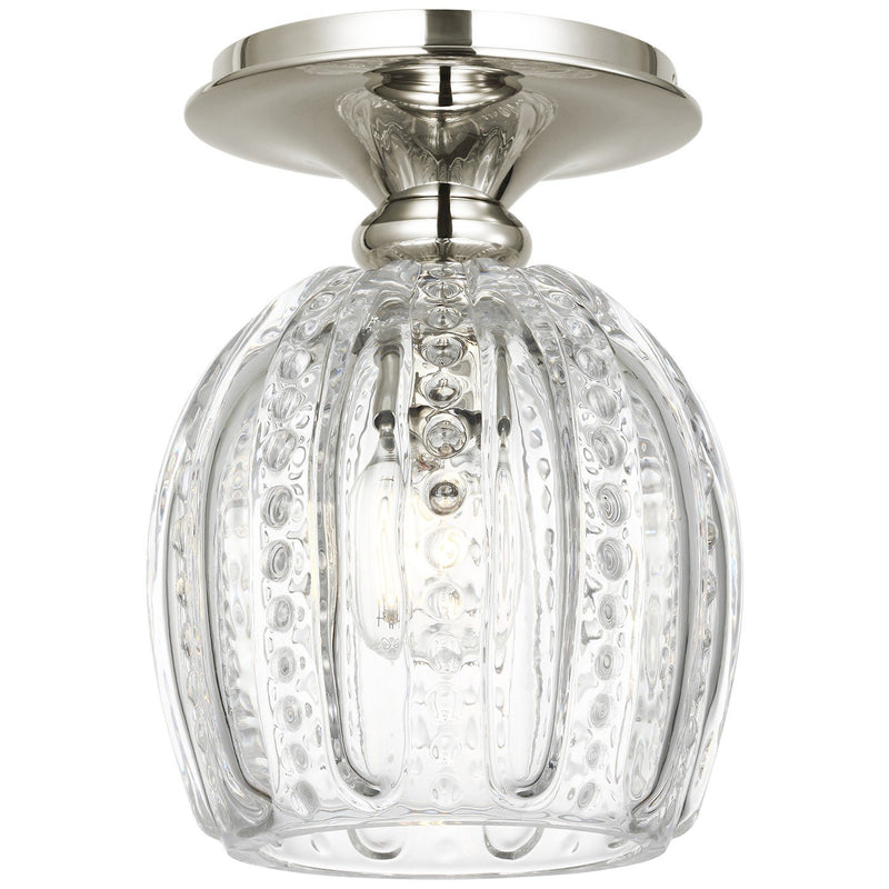 Lazari Flush Mount in Polished Nickel