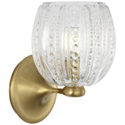 Lazari Bath Sconce in Hand-Rubbed Antique Brass