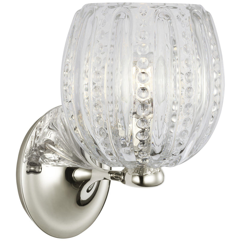 Lazari Bath Sconce in Polished Nickel