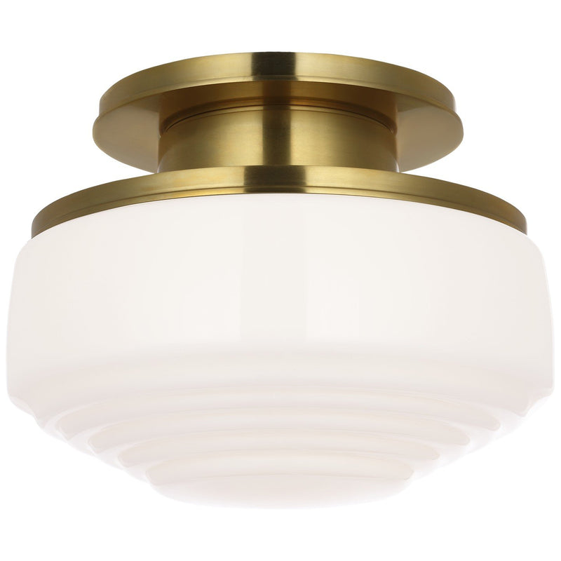 Rally 10.75" Flush Mount in Hand-Rubbed Antique Brass