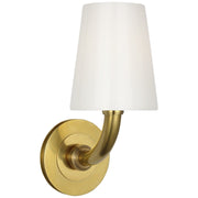 Rally Small Wall Sconce in Hand-Rubbed Antique Brass