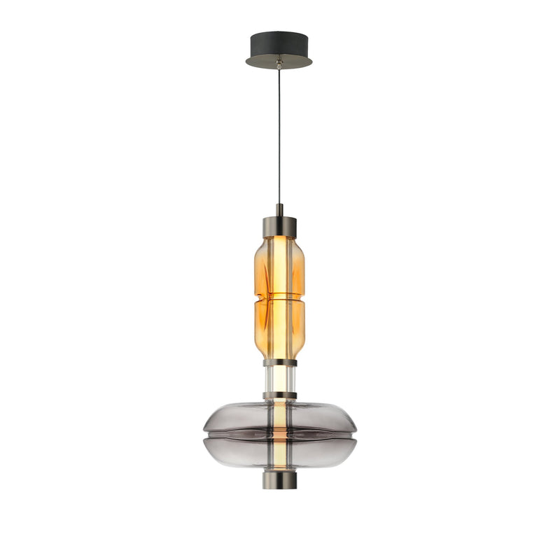 Gusto 22" LED Single Pendant in Gunmetal