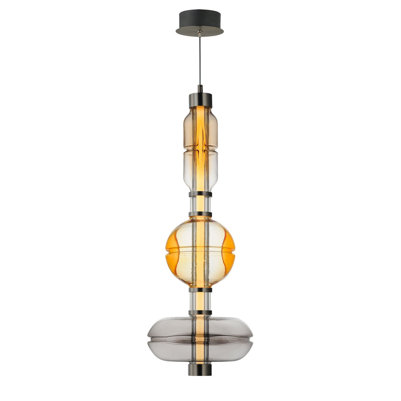 Gusto 33" LED Single Pendant in Gunmetal