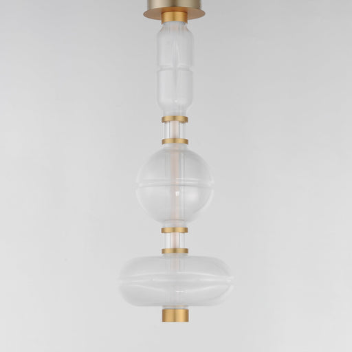 Gusto 33" LED Semi-Flush Mount in Gold