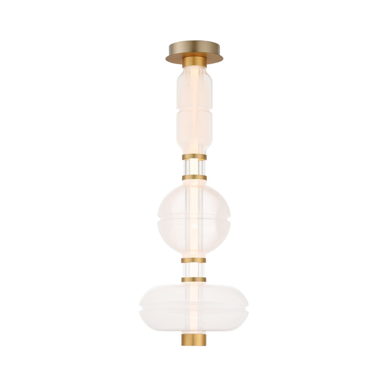 Gusto 33" LED Semi-Flush Mount in Gold