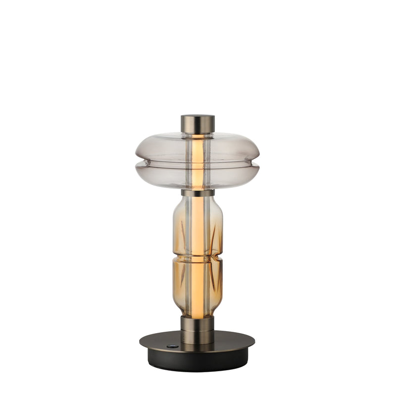 Gusto 20" LED Table Lamp in Gunmetal