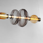 Gusto LED Horizontal Pendant in Gunmetal