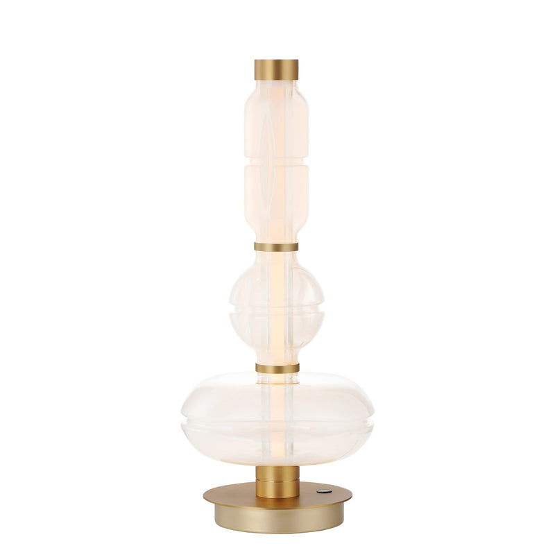 Gusto 28" LED Table Lamp in Gold