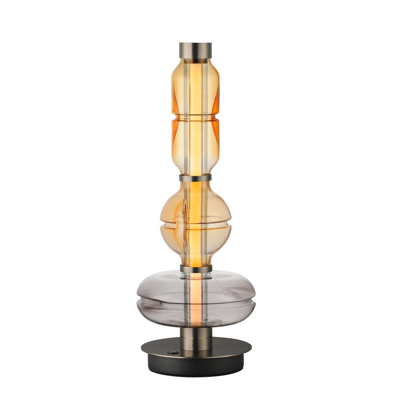 Gusto 28" LED Table Lamp in Gunmetal