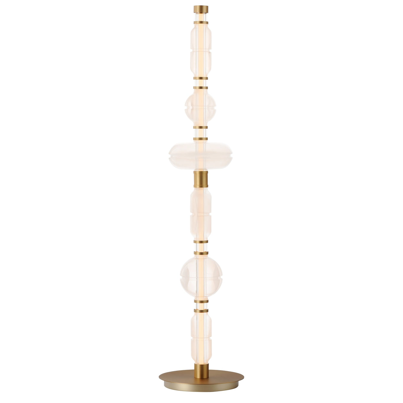 Gusto 70" LED Floor Lamp in Gold