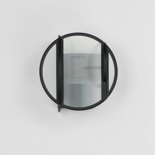 Crux 1-Light Outdoor Sconce in Black