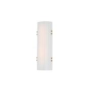 Facets 18" LED Bath Vanity - CCT Select in Natural Aged Brass
