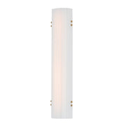 Facets 30" LED Bath Vanity - CCT Select in Natural Aged Brass