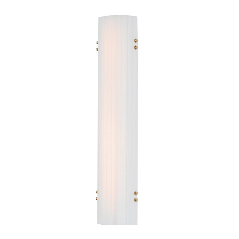 Facets 30" LED Bath Vanity - CCT Select in Natural Aged Brass