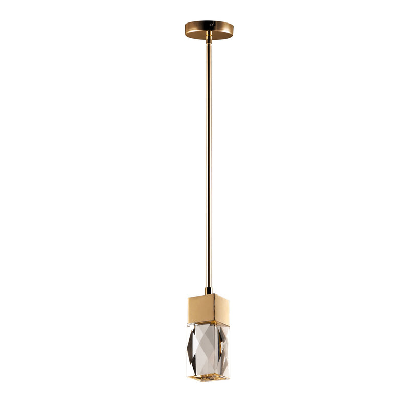 Empire LED Pendant in French Gold