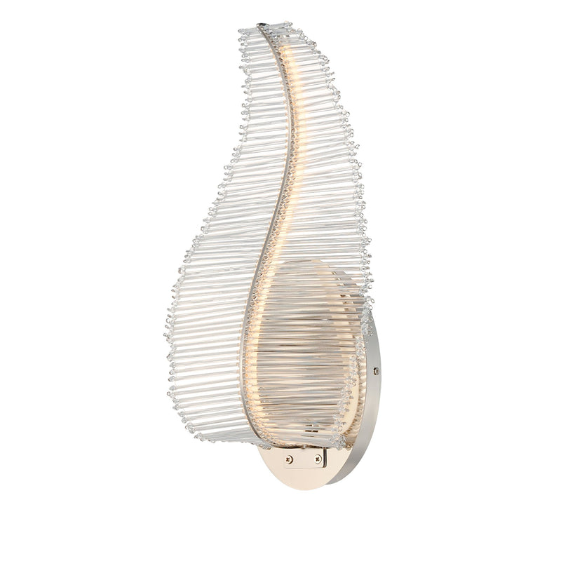 Lillet 1-Light LED Wall Sconce in Polished Nickel