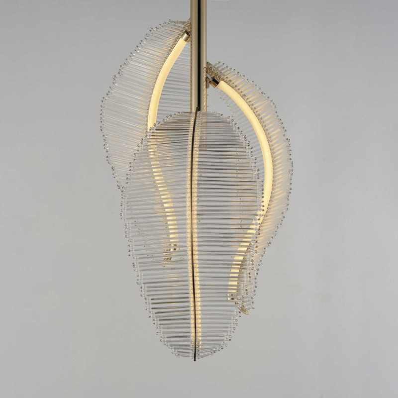 Lillet 3-Light LED Pendant in Gold