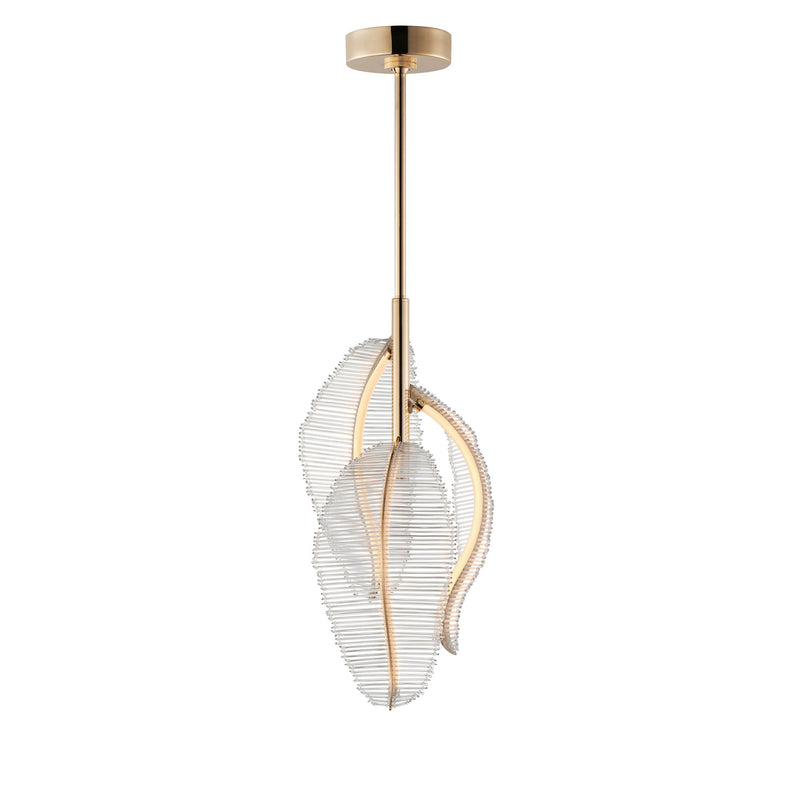 Lillet 3-Light LED Pendant in Gold