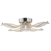 Lillet 6-Light LED Flush Mount in Polished Nickel