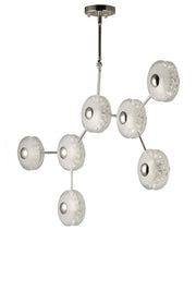 Peony 14-Light LED Pendant in Polished Nickel