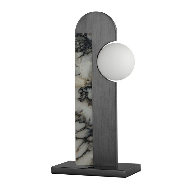New Age Desk Lamp in Brushed Gunmetal