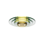 Stratum 1-Light LED Wall/Flush Mount in Natural Aged Brass
