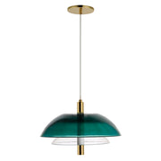 Arya Single Pendant in French Gold