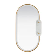 Stonewall LED Mirror in Brushed Champagne