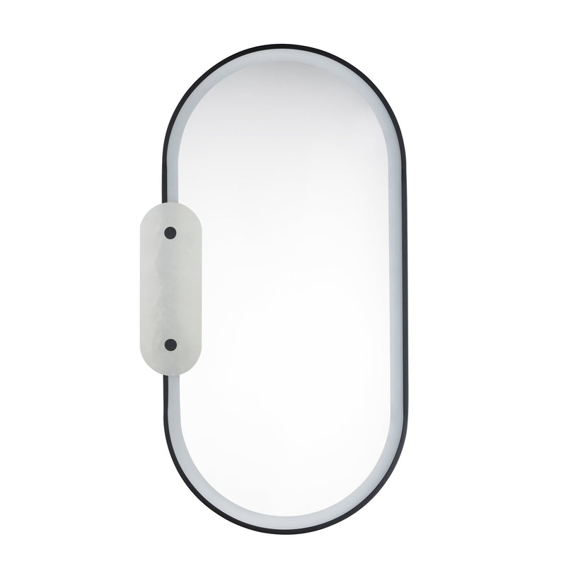 Stonewall LED Mirror in Black