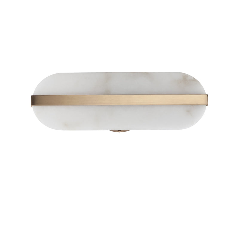 Stonewall 18" LED Wall Sconce in Brushed Champagne