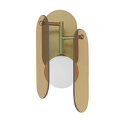 Megalith LED Wall Sconce in Natural Aged Brass