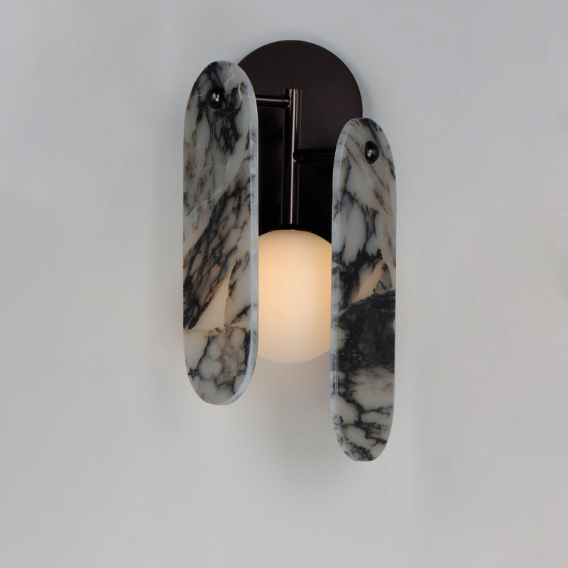 Megalith LED Wall Sconce in Brushed Bronze