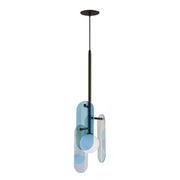 Megalith Cord Hung Pendant in Brushed Bronze