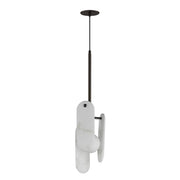 Megalith Cord Hung Pendant in Brushed Bronze