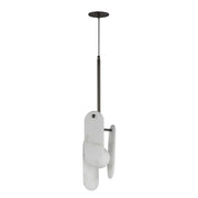 Megalith Cord Hung Pendant in Gunmetal